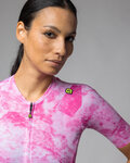 ALÉ jersey de manga corta - MARBLE PR-E - blanco/rosa