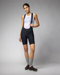 ALÉ pantalones cortos de tirantes - GRAVEL-PRO OFF ROAD - negro