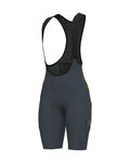 ALÉ pantalones cortos de tirantes - GRAVEL-PRO OFF ROAD - gris