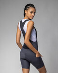 ALÉ pantalones cortos de tirantes - GRAVEL-PRO OFF ROAD - gris