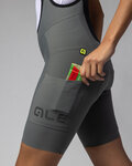 ALÉ pantalones cortos de tirantes - GRAVEL-PRO OFF ROAD - verde