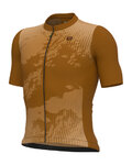 ALÉ jersey de manga corta - KRAKATOA OFF ROAD-GRAVEL - marrón
