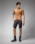 ALÉ jersey de manga corta - KRAKATOA OFF ROAD-GRAVEL - marrón