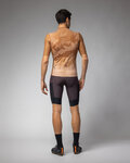 ALÉ jersey de manga corta - KRAKATOA OFF ROAD-GRAVEL - marrón
