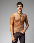 ALÉ jersey de manga corta - KRAKATOA OFF ROAD-GRAVEL - marrón