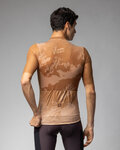 ALÉ jersey de manga corta - KRAKATOA OFF ROAD-GRAVEL - marrón