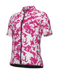 ALÉ jersey de manga corta - ESSENZA KID - rosa/blanco
