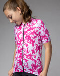 ALÉ jersey de manga corta - ESSENZA KID - rosa/blanco