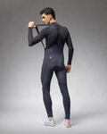 ALÉ pantalones largos con tirantes - antracita