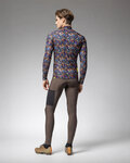 ALÉ maillot de invierno de manga larga - PRAGMA FLOWERY - negro/multicolor