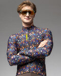 ALÉ maillot de invierno de manga larga - PRAGMA FLOWERY - negro/multicolor