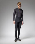 ALÉ pantalones largos con tirantes - STONES CARGO 2.0 - negro