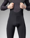 ALÉ pantalones largos con tirantes - STONES CARGO 2.0 - negro