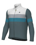 ALÉ maillot de invierno de manga larga - WOOL LINE - azul/gris
