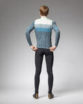 ALÉ maillot de invierno de manga larga - WOOL LINE - azul/gris