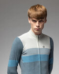 ALÉ maillot de invierno de manga larga - WOOL LINE - azul/gris
