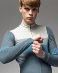 ALÉ maillot de invierno de manga larga - WOOL LINE - azul/gris