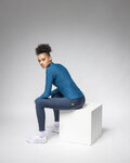 ALÉ maillot de invierno de manga larga - PRAGMA FONDO 3.0 LADY - azul