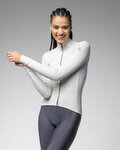 ALÉ maillot de invierno de manga larga - PRAGMA FONDO 3.0 LADY - blanco
