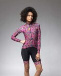 ALÉ maillot de invierno de manga larga - PRAGMA FLOWERY LADY - rosa/multicolor