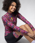 ALÉ maillot de invierno de manga larga - PRAGMA FLOWERY LADY - rosa/multicolor