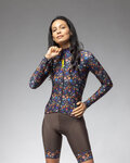 ALÉ maillot de invierno de manga larga - PRAGMA FLOWERY LADY - azul/multicolor