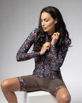 ALÉ maillot de invierno de manga larga - PRAGMA FLOWERY LADY - azul/multicolor