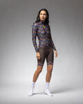 ALÉ maillot de invierno de manga larga - PRAGMA FLOWERY LADY - azul/multicolor