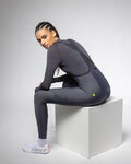 ALÉ pantalones largos con tirantes - R-EV1 VOLTAGE - antracita