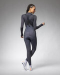 ALÉ pantalones largos con tirantes - R-EV1 VOLTAGE - antracita