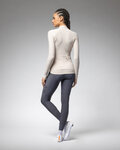 ALÉ maillot de invierno de manga larga - R-EV1 WARM RACE 2.0 LADY - marfil