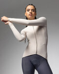 ALÉ maillot de invierno de manga larga - R-EV1 WARM RACE 2.0 LADY - marfil