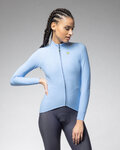 ALÉ maillot de invierno de manga larga - R-EV1 WARM RACE 2.0 LADY - azul claro