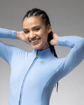 ALÉ maillot de invierno de manga larga - R-EV1 WARM RACE 2.0 LADY - azul claro