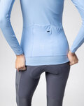 ALÉ maillot de invierno de manga larga - R-EV1 WARM RACE 2.0 LADY - azul claro