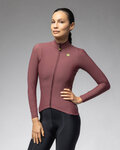 ALÉ maillot de invierno de manga larga - R-EV1 WARM RACE 2.0 LADY - marrón