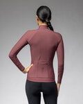 ALÉ maillot de invierno de manga larga - R-EV1 WARM RACE 2.0 LADY - marrón