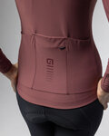 ALÉ maillot de invierno de manga larga - R-EV1 WARM RACE 2.0 LADY - marrón
