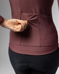 ALÉ maillot de invierno de manga larga - R-EV1 WARM RACE 2.0 LADY - marrón