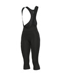 ALÉ Pantalón 3/4 con tirantes - PRAGMA WINTER - negro