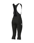 ALÉ Pantalón 3/4 con tirantes - PRAGMA WINTER - negro