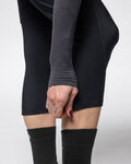 ALÉ Pantalón 3/4 con tirantes - PRAGMA WINTER - negro