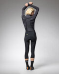 ALÉ Pantalón 3/4 con tirantes - PRAGMA WINTER - negro
