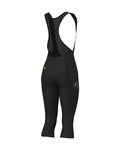 ALÉ Pantalón 3/4 con tirantes - PRAGMA WINTER - negro