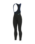 ALÉ pantalones largos con tirantes - KLIMATIK K-ATMO 3.0 - negro
