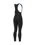 ALÉ pantalones largos con tirantes - KLIMATIK K-ATMO 3.0 - negro