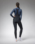 ALÉ pantalones largos con tirantes - KLIMATIK K-ATMO 3.0 - negro