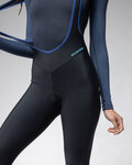 ALÉ pantalones largos con tirantes - KLIMATIK K-ATMO 3.0 - negro