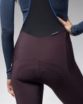 ALÉ pantalones largos con tirantes - KLIMATIK K-ATMO 3.0 - granate