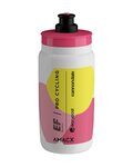 ELITE botella de agua - FLY 550 TEAM EF PRO CYCLING 2024 - blanco/rosa/amarillo